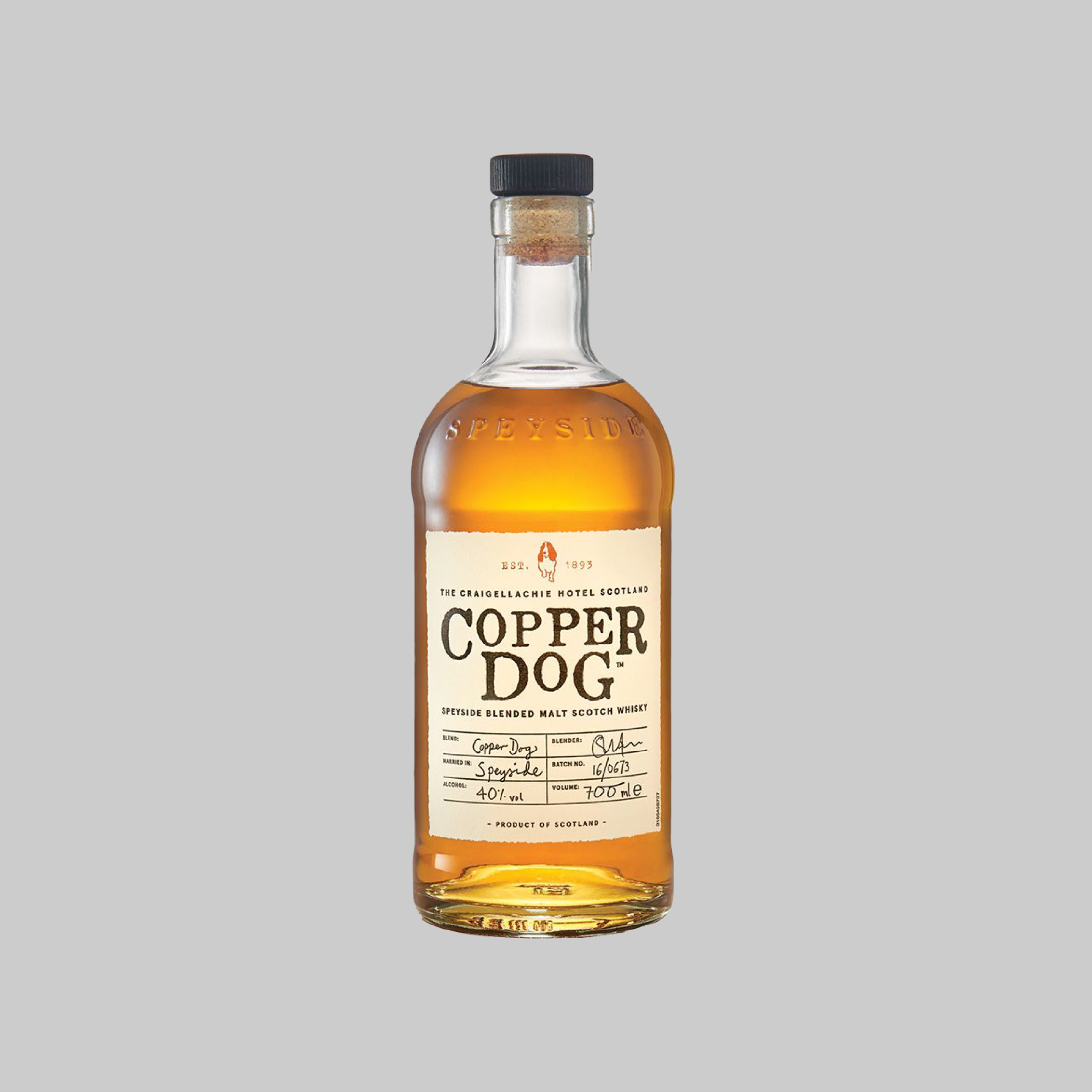 Copper Dog Blended Malt Scotch Whisky 700ml 40.0% - Time2Drink
